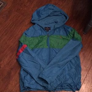 Blue American Eagle windbreaker